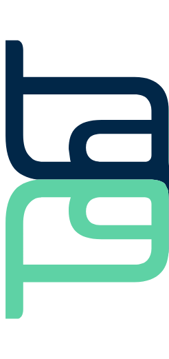 binary affairs Logo in blau und grün